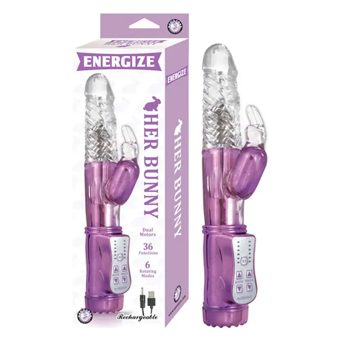 Nasstoys Female Sex Toys Energize Her Bunny 1 36 Function 6 Rotating Modes Dual Motor USB Rechargeable Nasstoys Female Sex Toys Energize Her Bunny 1 36 Function 6 Rotating Modes Dual Motor USB Rechargeable
