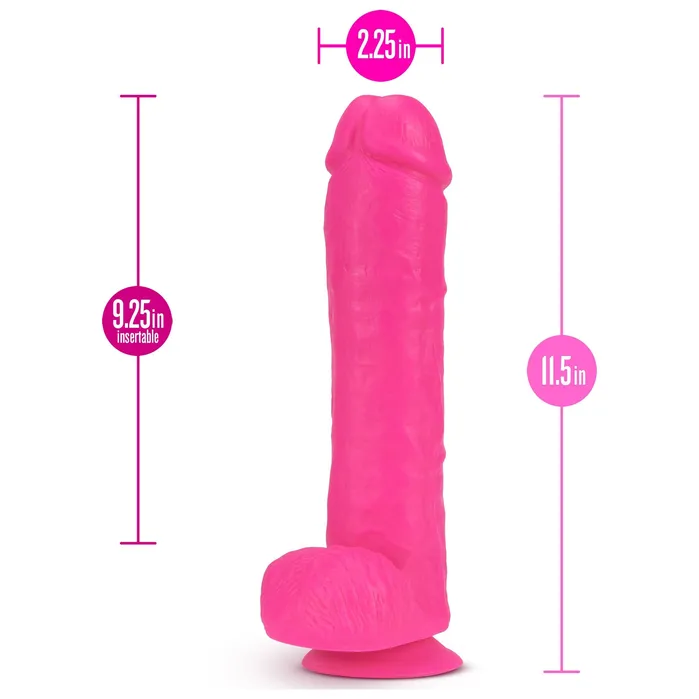 Blush Novelties Dildos Neo 11 Inch Dual Density Dildo Neon Pink Blush Novelties Dildos Neo 11 Inch Dual Density Dildo Neon Pink