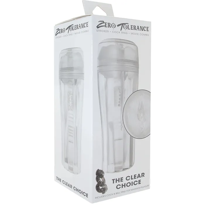 Evolved Novelties Anal Zero Tolerance The Clear Choice Clear Stroker