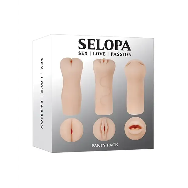 Evolved Novelties INC Selopa Party Pack Strokers Light Vibrators Evolved Novelties INC Selopa Party Pack Strokers Light Vibrators