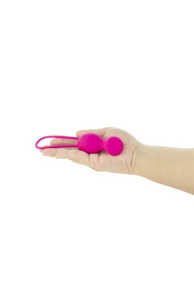 BMS Female Sex Toys Swan Mini Swan Clutch 2 Vibrating Kegel Egg Pink