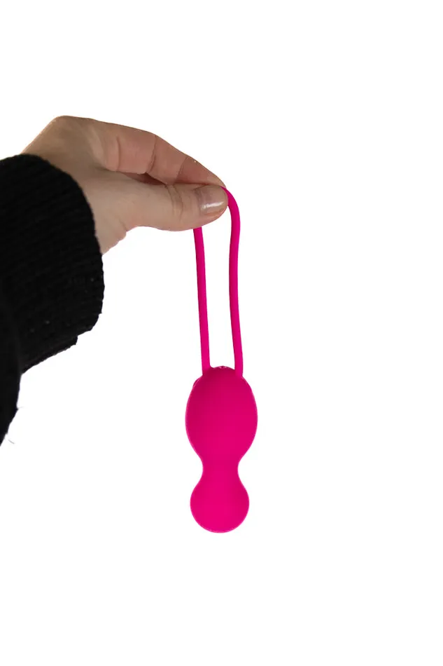 BMS Female Sex Toys Swan Mini Swan Clutch 2 Vibrating Kegel Egg Pink