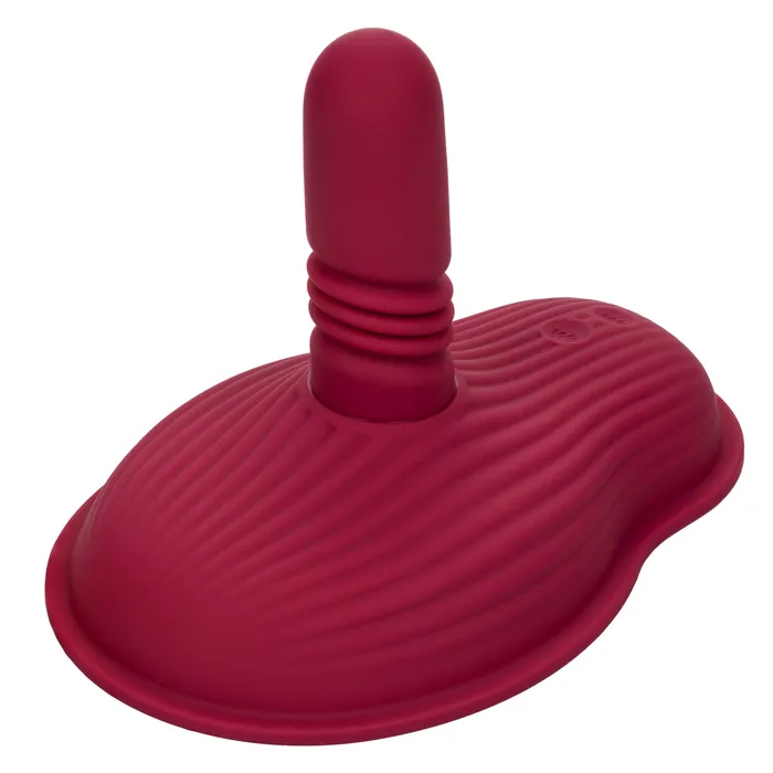 Vibrators California Exotics California Exotics Dual Rider Remote Control Thrust Grind Massager 68 Red