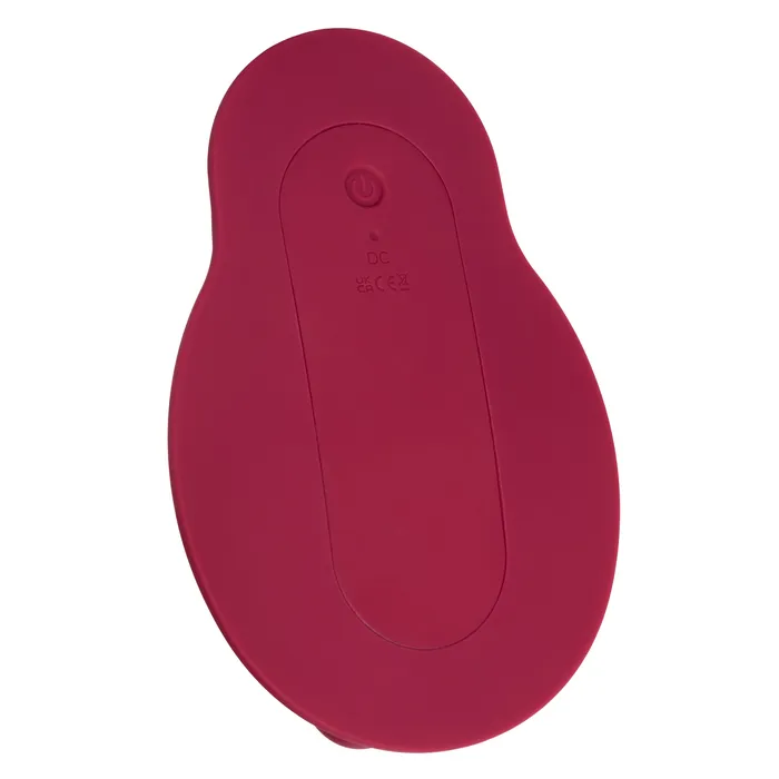 Vibrators California Exotics California Exotics Dual Rider Remote Control Thrust Grind Massager 68 Red
