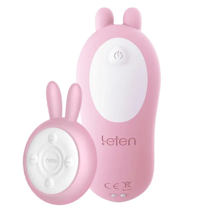 Vibrators Leten Leten Q Cute Rabbit Remote Control Wearable Vibrator Pink Vibrators Leten Leten Q Cute Rabbit Remote Control Wearable Vibrator Pink