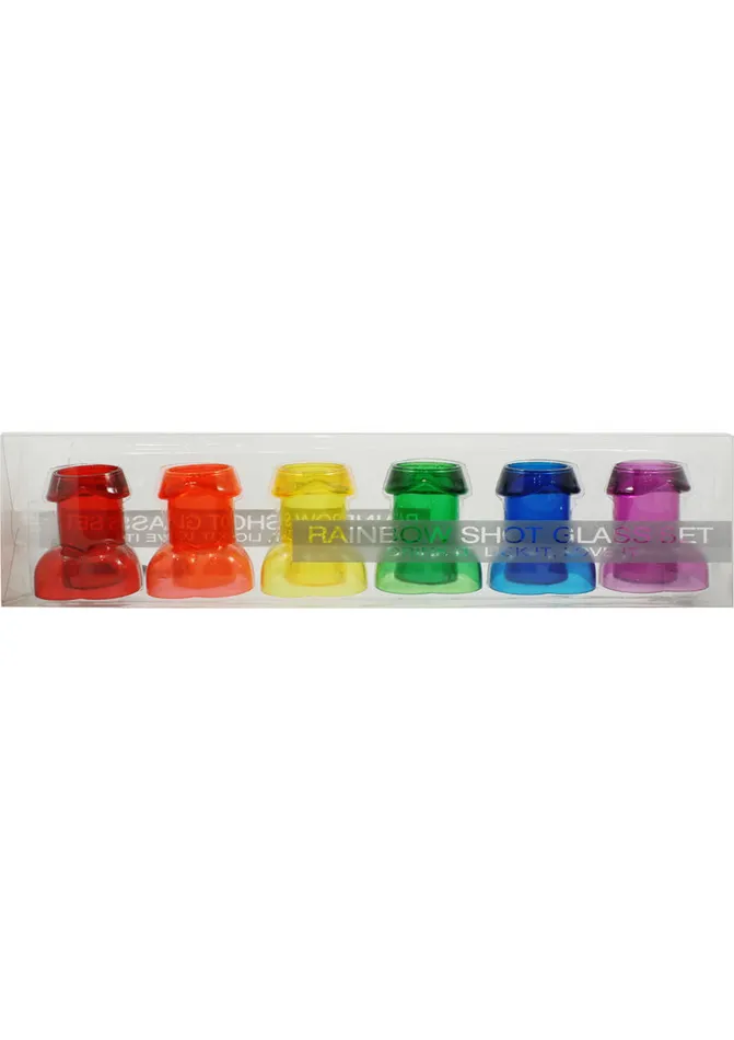 Anal Kheper Games Rainbow Shot Glass Set 6