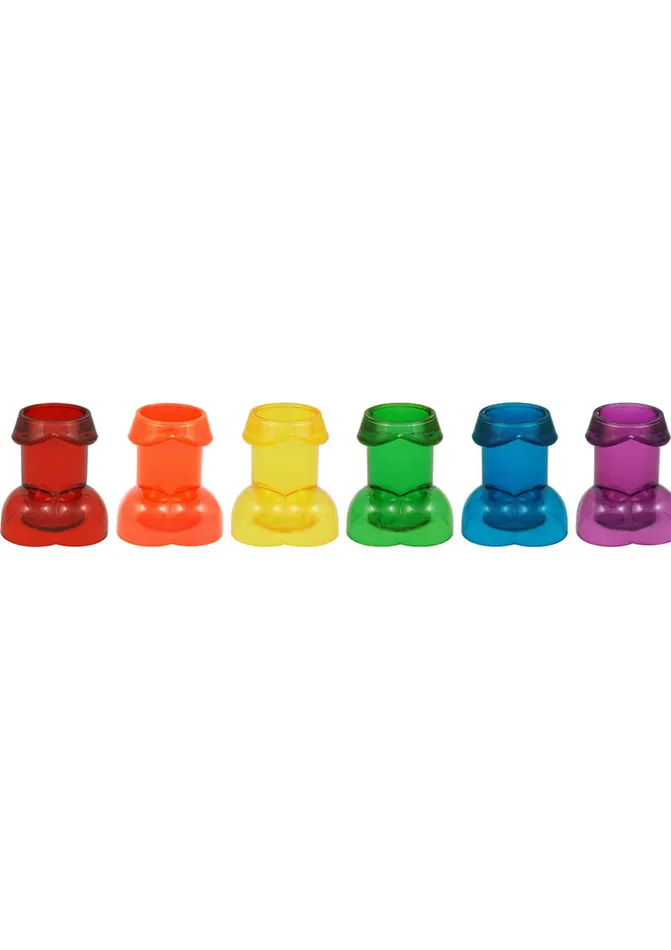 Anal Kheper Games Rainbow Shot Glass Set 6
