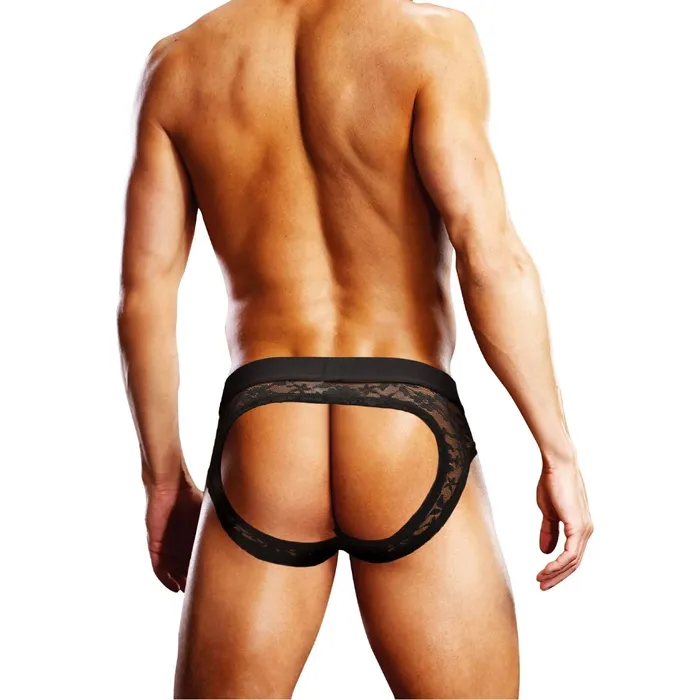 Prowler Lace Backless Brief Black Prowler Anal