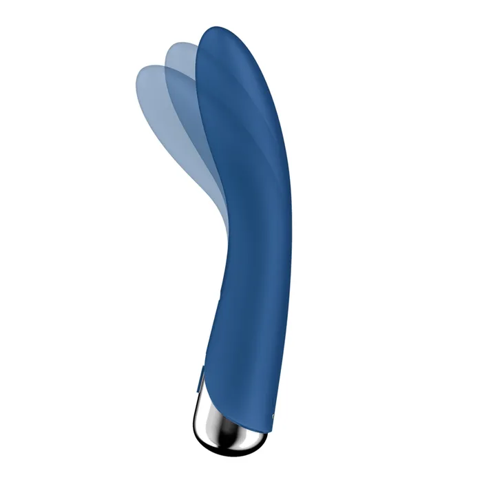Satisfyer Vibrators Satisfyer Spinning Vibe 1 Rotating Shaft GSpot Vibrator Blue