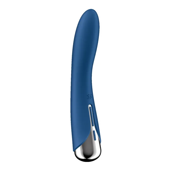Satisfyer Vibrators Satisfyer Spinning Vibe 1 Rotating Shaft GSpot Vibrator Blue