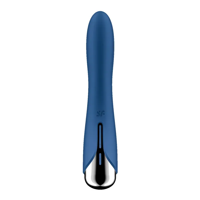Satisfyer Vibrators Satisfyer Spinning Vibe 1 Rotating Shaft GSpot Vibrator Blue