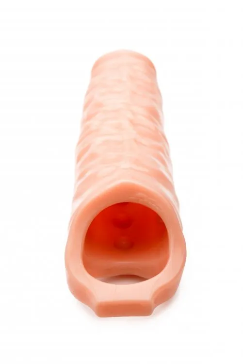 3 Inch Extender Sleeve Flesh XR Brands Size Matters Dildos 3 Inch Extender Sleeve Flesh XR Brands Size Matters Dildos