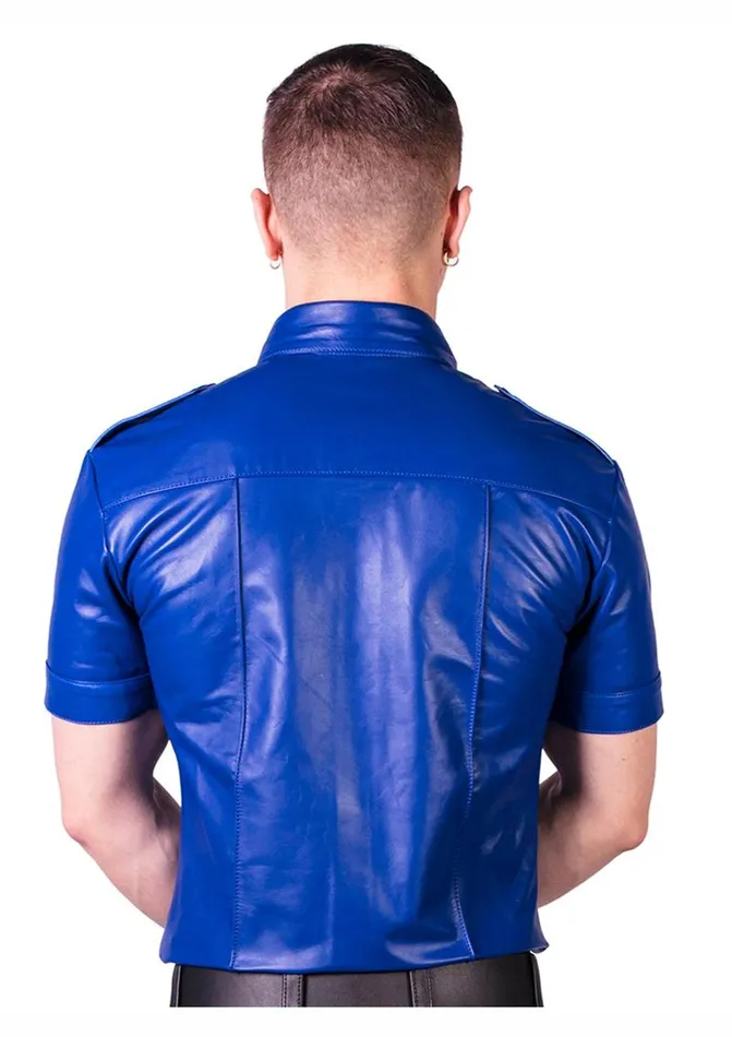 Prowler Red Anal Prowler Red Slim Fit Police Shirt