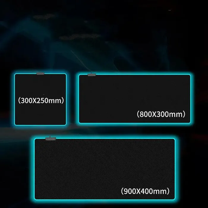 RGB Luminous Mouse Pad Oversized Gaming cj Vibrators