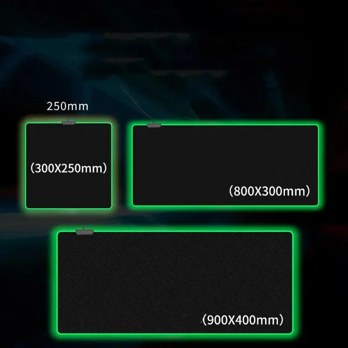 RGB Luminous Mouse Pad Oversized Gaming cj Vibrators