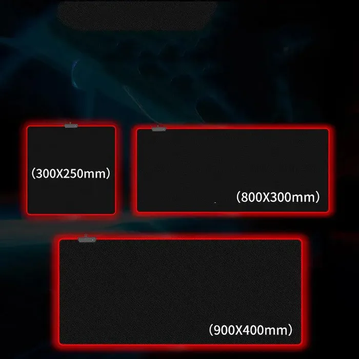 RGB Luminous Mouse Pad Oversized Gaming cj Vibrators