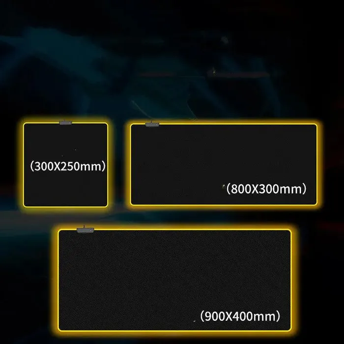 RGB Luminous Mouse Pad Oversized Gaming cj Vibrators